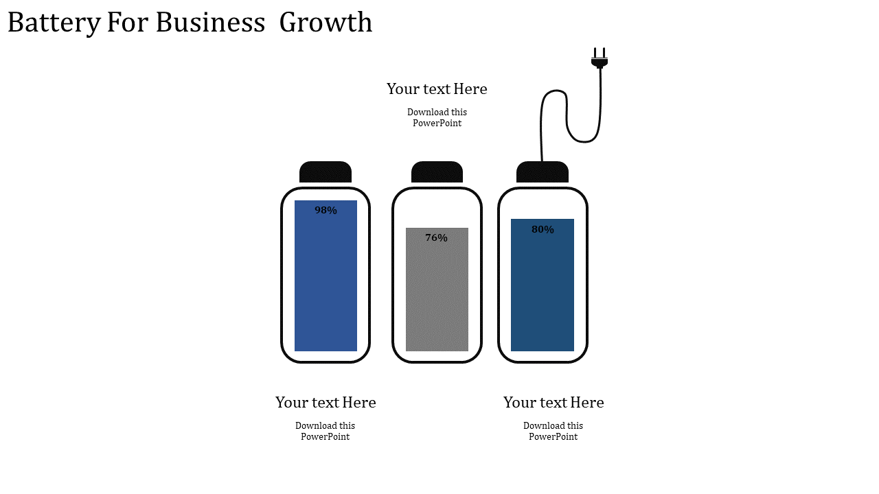 business strategy template-Battery For Business Growth-3-Blue